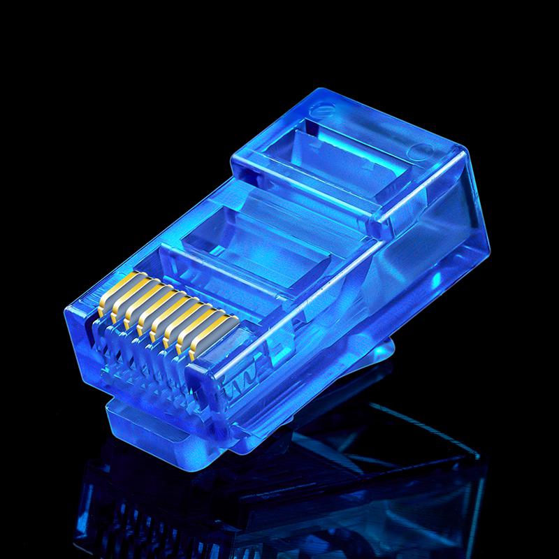 Cat 6A/5E Geschirmter RJ45 Gigabit-Netzwerkkabel-Stecker für Breitband und Telefon