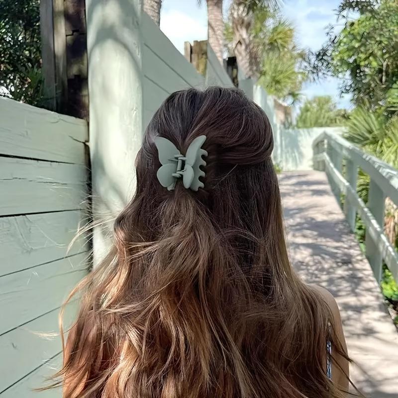 1pc Butterfly Claw Clip Women Elegant Hair Accessories Fashion Hair Clamp Suitable for All Hair Types Daily Wear Party Styling