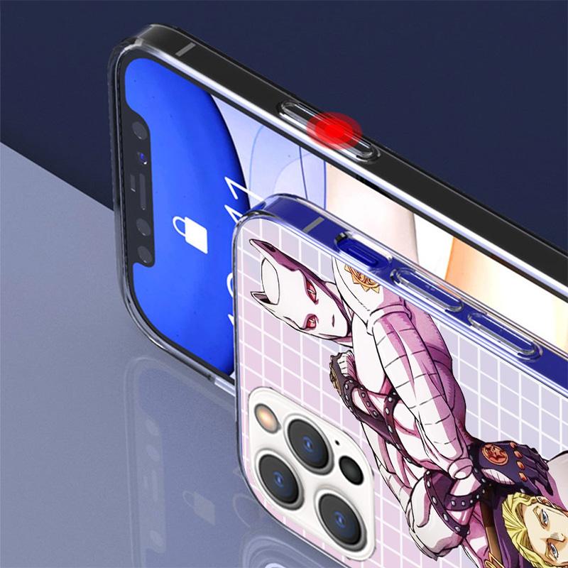 JoJo Adventure Killer Queen Phone Case For iPhone 17 Air 16 Pro Max 16E 15 + 14 Plus 11 12 13 Mini 7 8 SE Gift Print Cover Funda