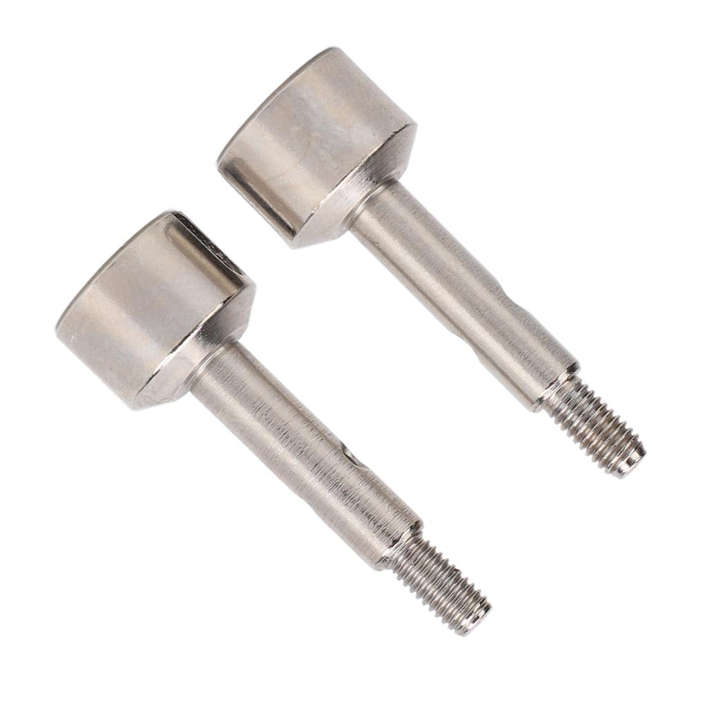 2pcs RC Rear Wheel Axle Cups for WLTOYS 124008 124010 Remote Control Car Metal Wheel Stub Axle Shafts