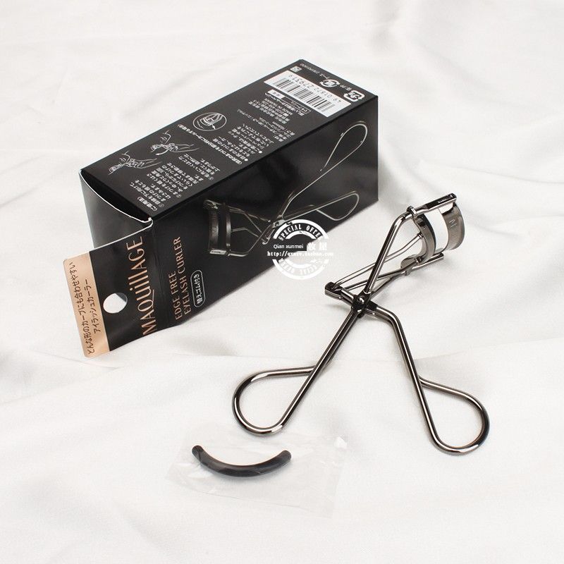 Shiseido Japan Long-Lasting Styling Maquillage Black Eyelash Curler with Original Replacement Pads Clever Eyelash Curler