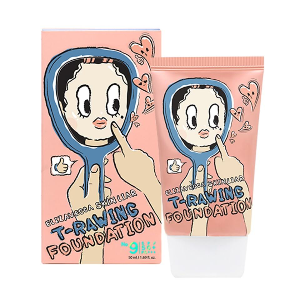

Elizavecca Skin Liar T-Rawing Foundation №9 SPF50+PA+++ Тональный крем 50 мл