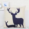 Pillow Cushion Office Waist Pillow Car Sofa Living Room Seat Lumbar Cushion Nordic Style Cotton Linen Square Pillow