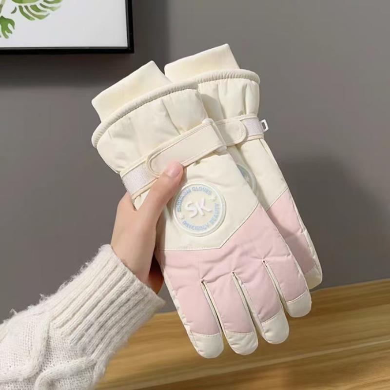 

Зимние лыжные теплые перчатки с чувствительным сенсорным экраном, утолщенные, водонепроницаемые, износостойкие, ветрозащитные и морозостойкие A4