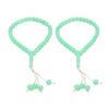 2PCS Tasbih Prayer Beads Portable Plastic Multifunctional 33PCS 12mm Prayer Beads Necklace