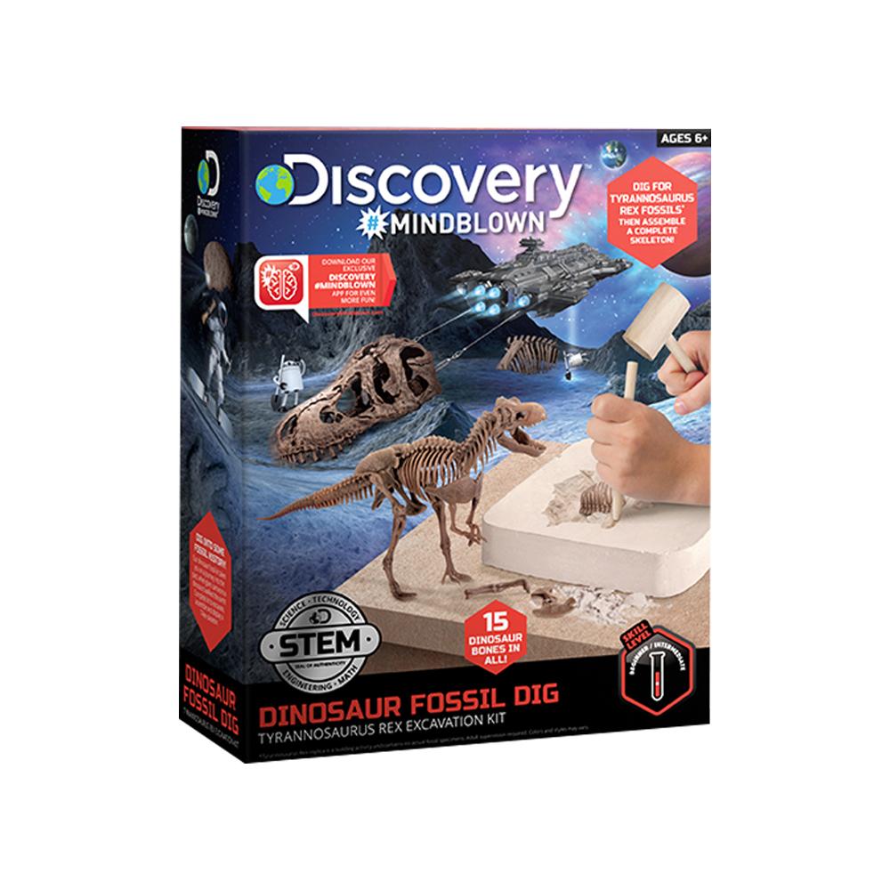 [toytron] Discovery - Набор для раскопок окаменелостей динозавров - 3D Тираннозавр
