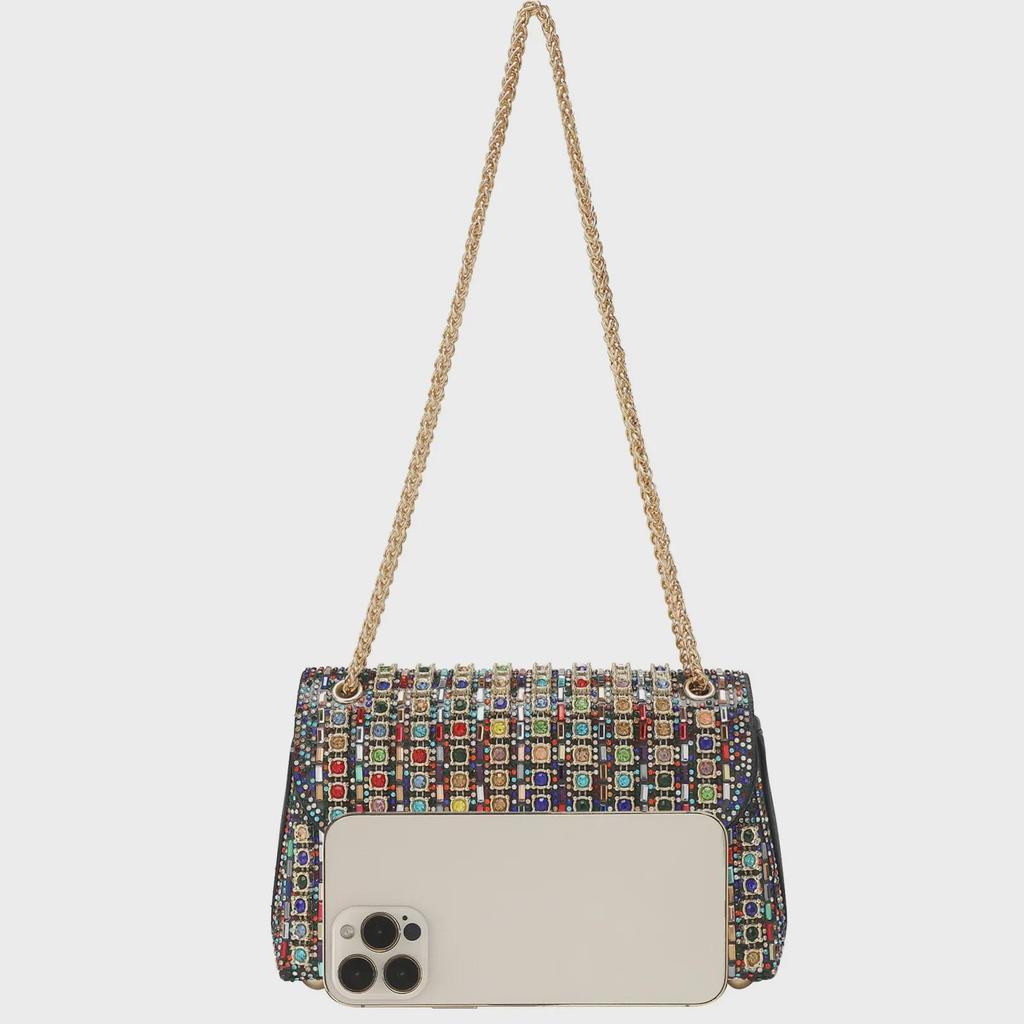 2024 Luxusní Lesklá Diamantová Večerní Kabelka na Zápěstí a Rameno