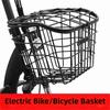 Metal Bicycle Storage Basket Black Storage Bag New Bike Front Carrier Bag Cycling Accessories