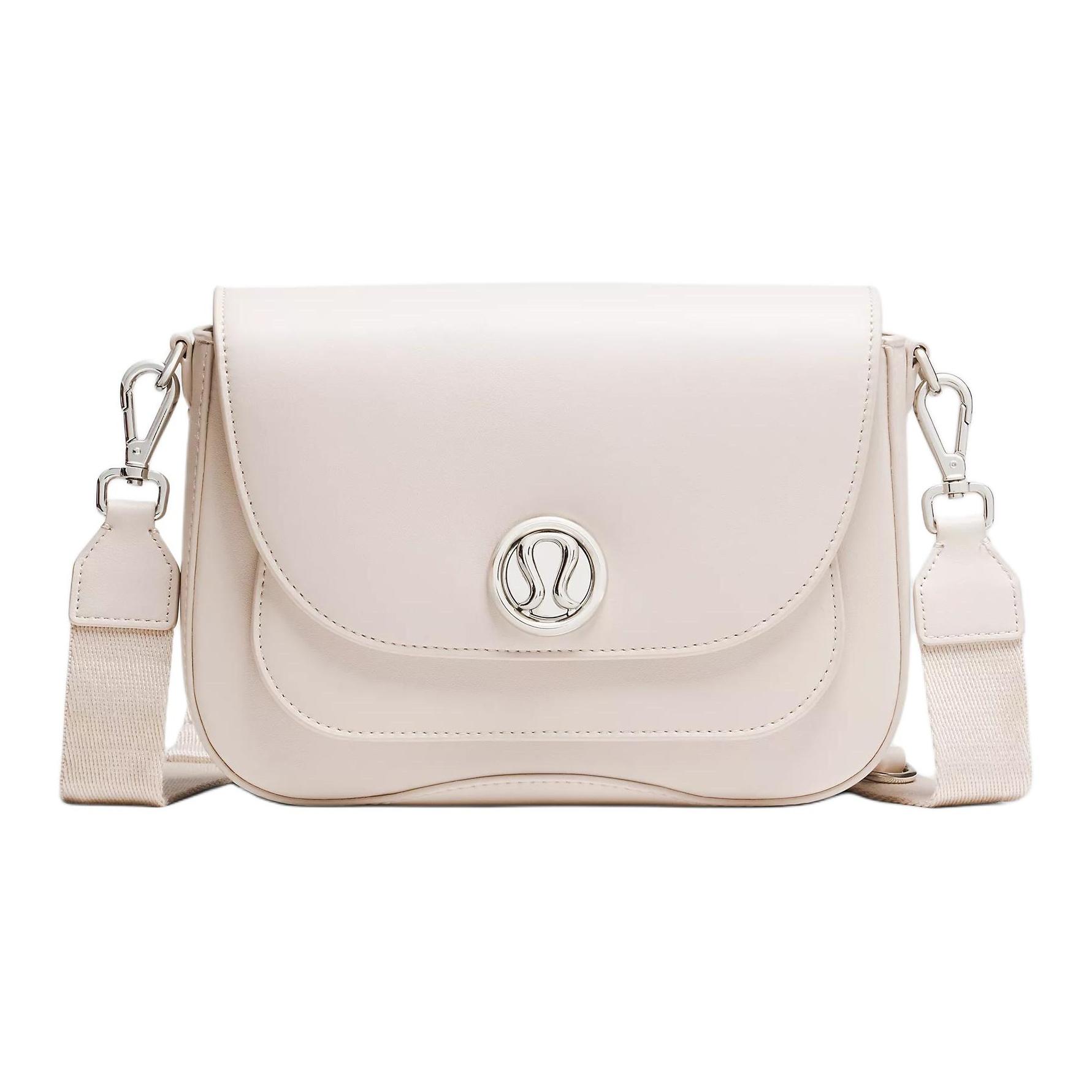 

Lululemon Adjustable Strap Faux Leather Crossbody Bag Women bags Pecan LW9FX6S_7525_1 Hickory Nut