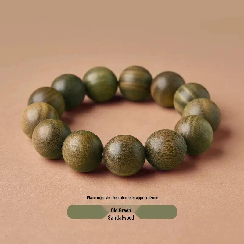 Premium Green Sandalwood & Wenge Bracelet for Men & Women - High Density, Collection Grade