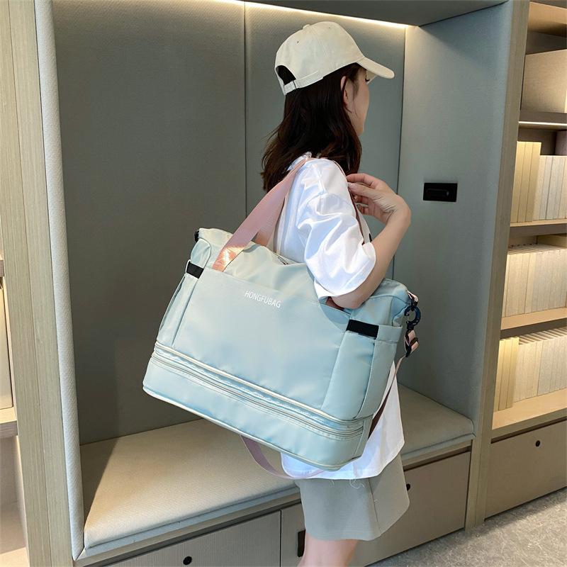 Travel bag Large capacity portable business trip portable delivery storage bag Sports fitness bag Luggage bag Short trip bag