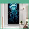 Jellyfish Diamond Diy 5d Painting Cross Stitch Kit Mosaic Diamond Embroidery Full Roundsquare Drill Home Decoration