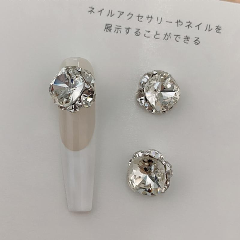 3PCS Pointed Back AB Rhinestones Set DIY Nails Art Decorations for Nails Clothing Shoes Bags Decoration Craft