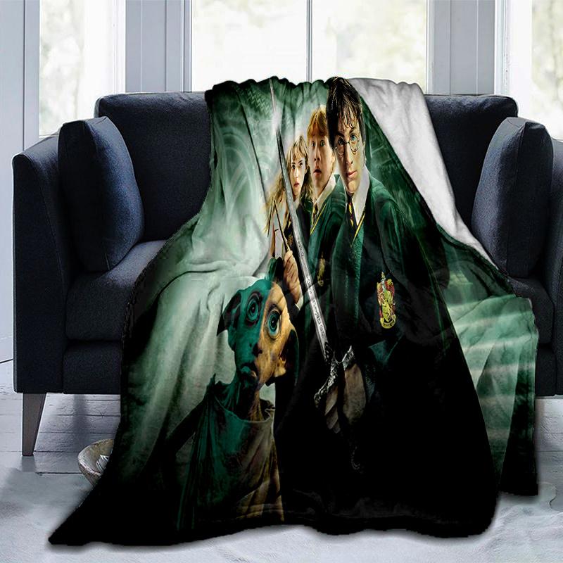 Harry Potter and the Goblet of Fire Movie Poster PrintPrint Blanket, Soft Blanket For Sofa Office Bed And Travelling Daughter Birthday Gift
