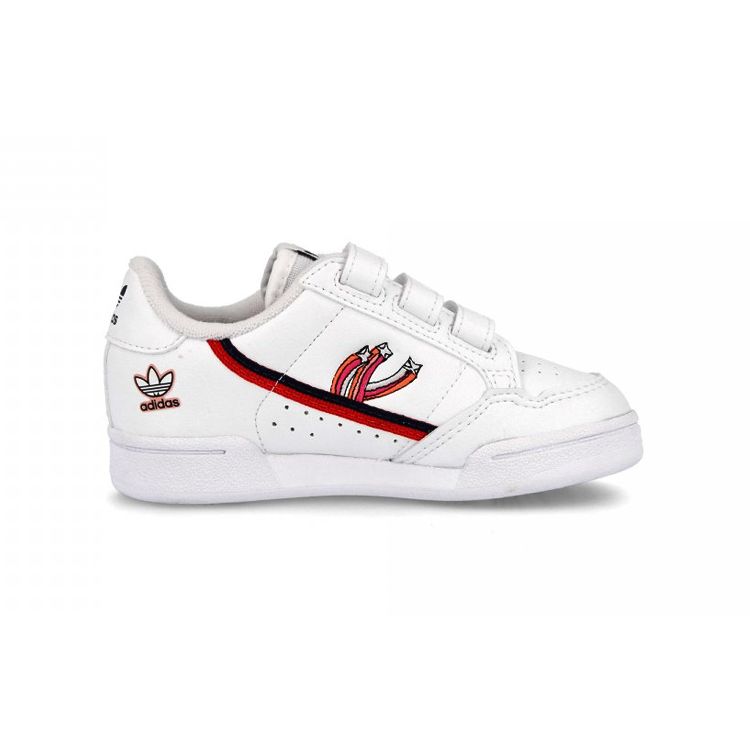 Adidas Originals Continental 80 Cf Low-Top Sneakers White Red Baby Sneakers FX6071