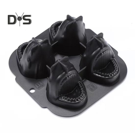 

Форма для льда в форме акулы 3D силиконовые формы для льда в форме акулы новинка форма в форме акулы для коктейлей с виски вечеринка шоколадное приготовление чёрный