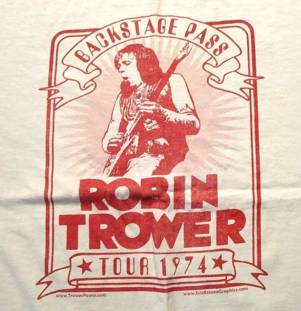 Robin Trower Vintage 2014 Concert Tour T-shirt Cotton Tee S-234XL Unisex T-Shirt XXL