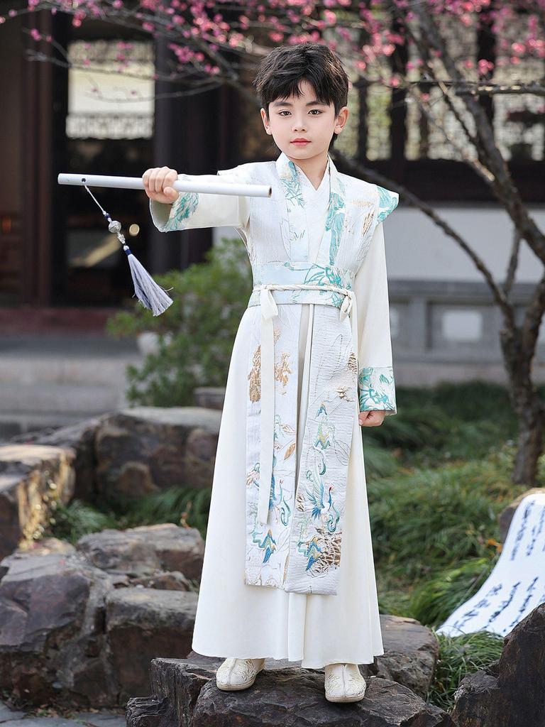 2026 Spring/Autumn Boys' Hanfu: Ancient Costume Tang Suit for Sinology and Performance