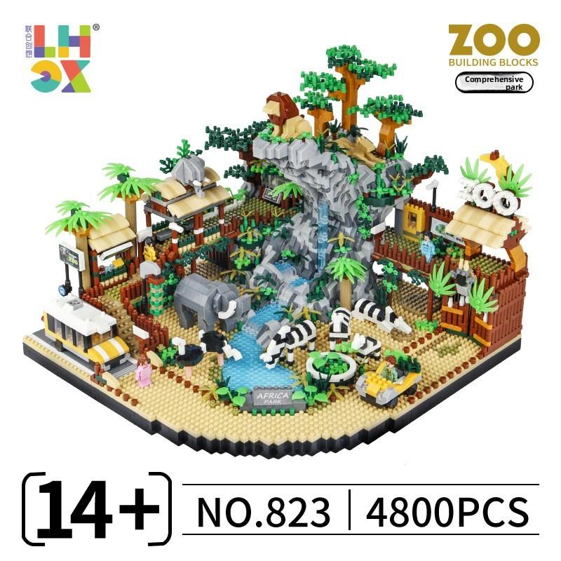 Scene Zoo Ørken Samling Byggekloss Modell Ornament For Gave Barn