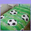 Soccer Bedding Set With Flannel Material For Modern Bedroom Decor