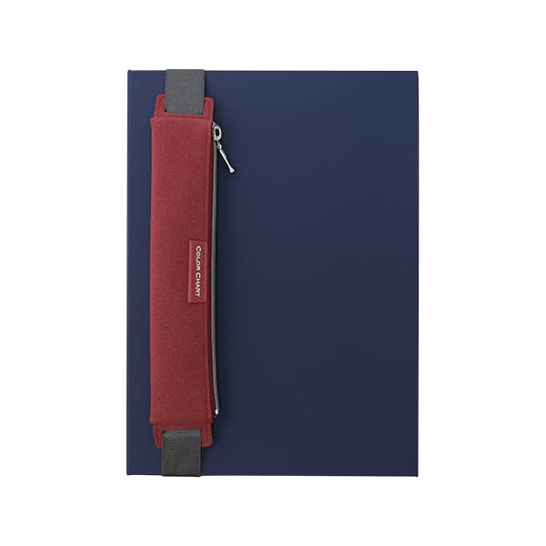 Color Chart Band Pencil Case B5 Cardinal Traveler's (82 Red)