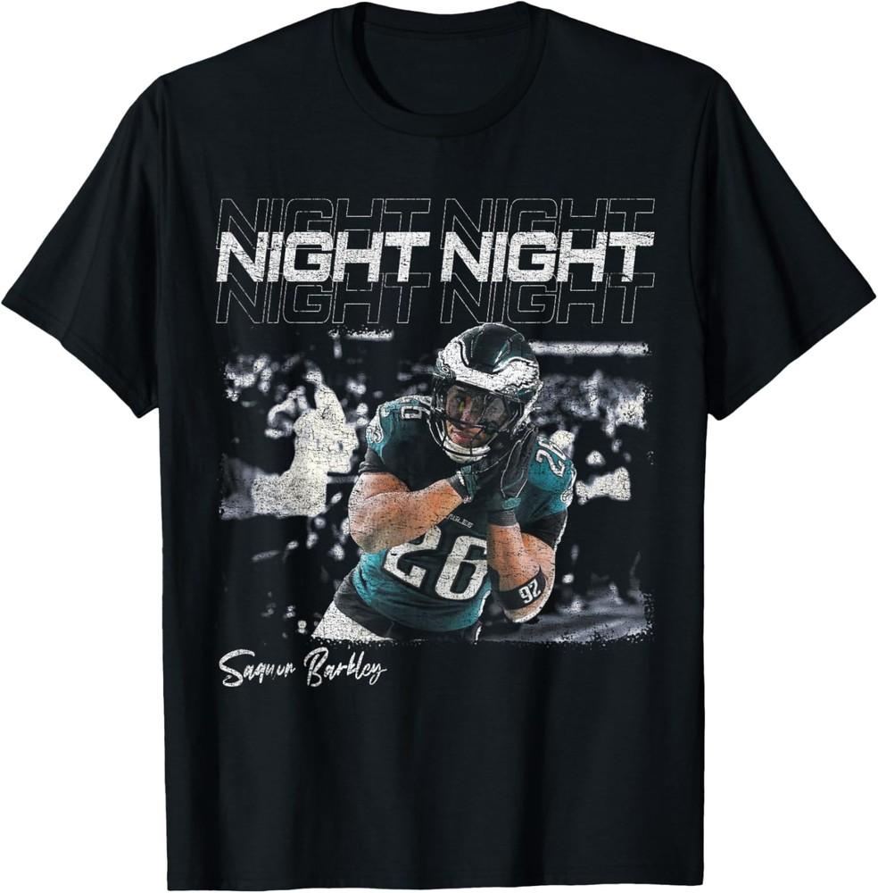 Night Saquon Eagles Vintage Barkley Design 90S Unisex T-shirt XXL