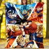 1pc Dragon Ball3 Theme Blanket - Digital Print, Polyester, Cozy for All Seasons, Perfect for Outdoor, Camping, and Travel