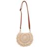 Round Crossbody Bag Hollowed-out Single-shoulder Bag Beach Bag Stylish and Cute Girls' Bag