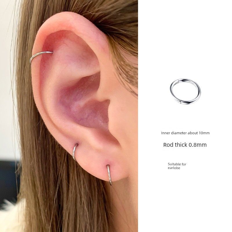 

Магазин Ringring Медицинский титановый сплав Кольцо для уха Маленькие серьги Простой браслет Титановая сталь Пусеты для ушей Кольцо для пирсинга ушной раковины Кольца для ногтей Клипсы для ушей Серьги 10mm plain ring 1 Rod 0.8mm thick