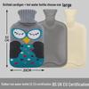 Old-Fashioned Rubber Hot Water Bottle for Stomach Warming