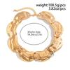Irregular Choker Necklace Earrings Jewelry Set for Women Exaggerated Punk Geometric Torques Accessory