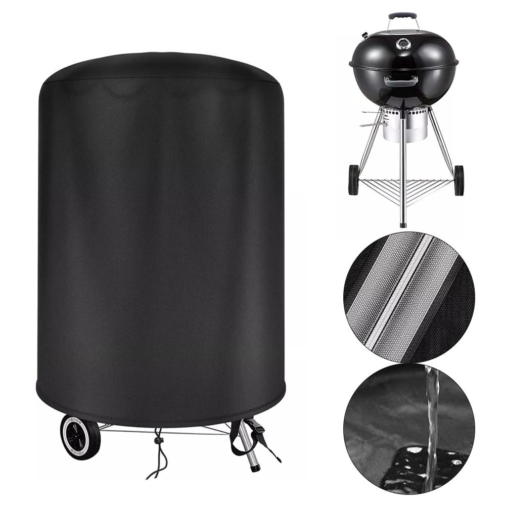 1Pcs Kettle BBQ Cover For Raweao Kettle BBQ Cover For Weber 57Cm Outdoor Waterproof Barbecue Cover Round BBQ Coverings