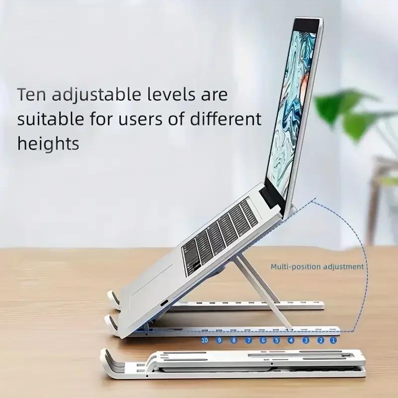 Suporte portátil para laptop Suporte de alumínio para notebook dobrável de 10 a 15,6 polegadas Suporte para laptop para Macbook Air Pro Acessórios Xiaomi