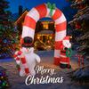 7.87FT Inflatable Toy Arch Snowman Santa Decorations With LED Lit Xmas Yard Lawn Home Party Decor Christmas Supplies Ornaments