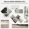 2/4pcs 2mm Thicken 3D Square Mirror Wall Stickers Flexible DIY Acrylic Decorative Mirror With Adhesive Living Room Home Decor