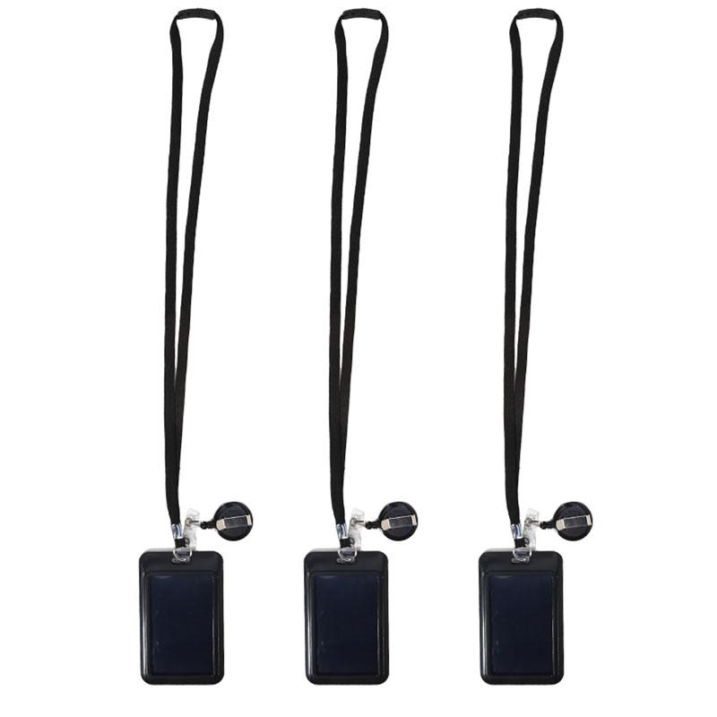1/2/3PCS Retractable Badge Reel Retractable Teacher Lanyard with Name Card Badge Holder Neck Strap Keychian Accessories Gift