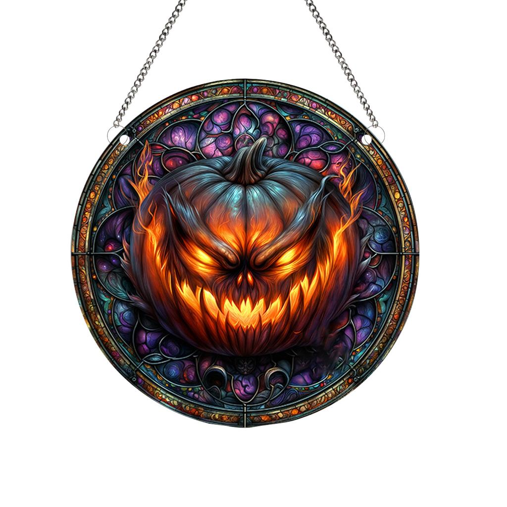 Halloween Decorative Pendant Window Sun Capture Decoration, As A Gift Decorative Pendant, Festive Atmosphere Pendant