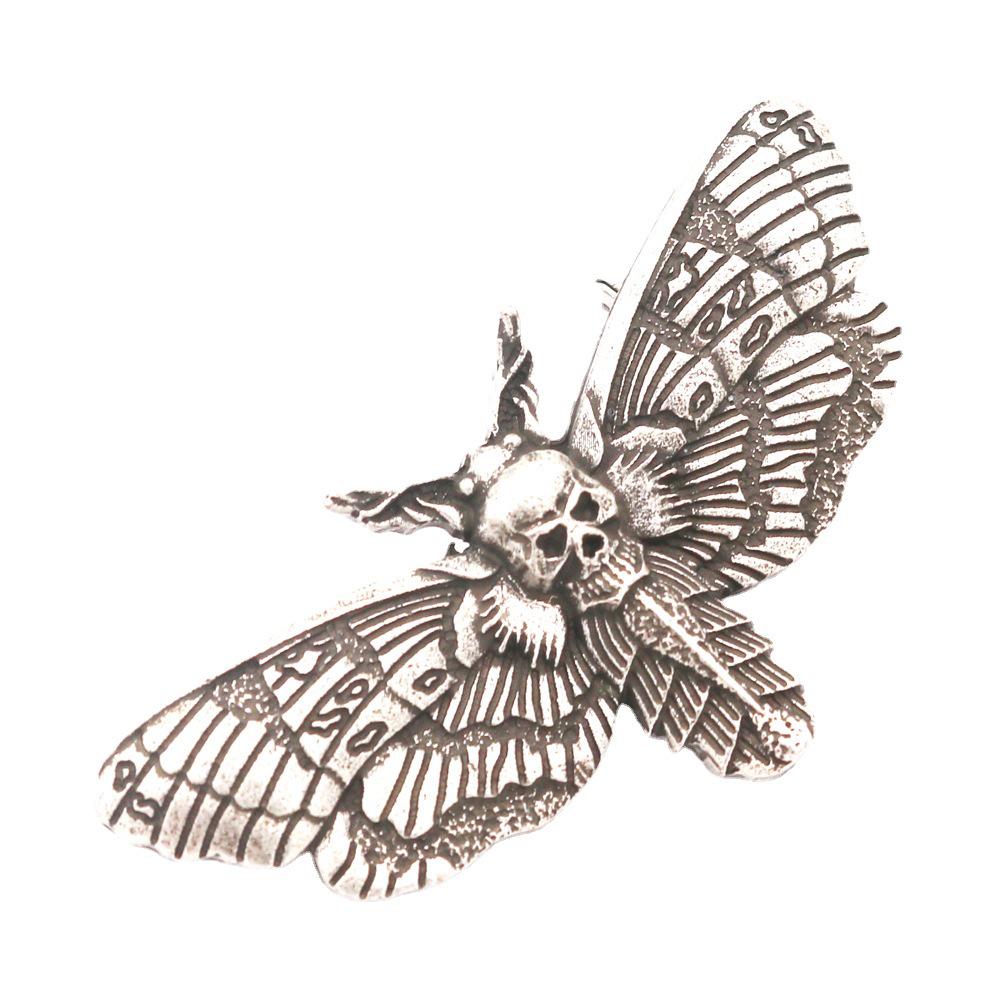 Bästsäljande Döskallemal Legeringsbrosch - Populära Europeiska & Amerikanska Fjärilssmycken, Insektshänge Tillbehör