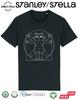 Vitruvian Cat T-Shirt Funny Kids Pet Gift / Eco-Friendly Clothing