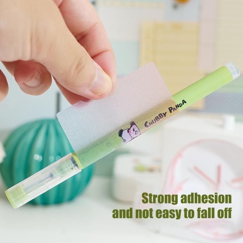 5Pieces Multipurpose Stick Note Translucent Index Tabs Reusing Selves Adhesive Clear Tabs For Office And School Use