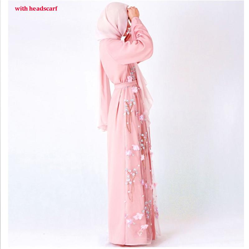 

Ид Абая Дубай, свободное мусульманское платье с длинными рукавами, халат с поясом, мусульманские платья, женские однотонные халаты длиной до пола, кардиган, Рамадан M