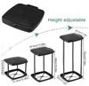 1PC Adjustable Height Camping With Manual Height Adjustment Office Expandable Kitchen Collapsible Trash Can Durable