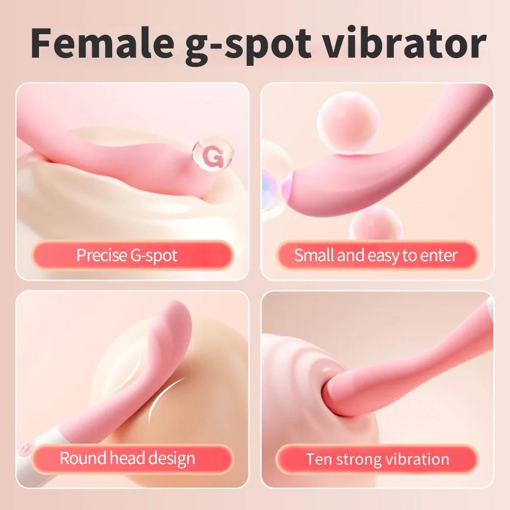Mini G Spot Finger Vibrator Female Fast Orgasm Nipple Clitoris Stimulator Dildo Massager Adults Goods Sex Toys Shop for Women
