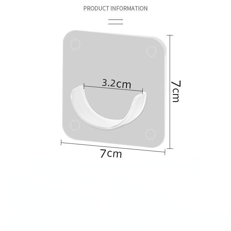 2 buc/set Suporturi pentru tijă de perdea Cârlige Suport pentru tijă autoadeziv Accesorii pentru suport pentru șină pentru haine