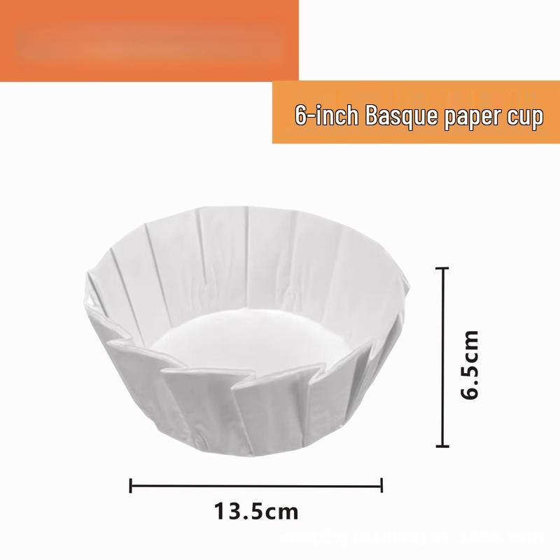 MDNG 6-inch Greaseproof Paper Cake Liners