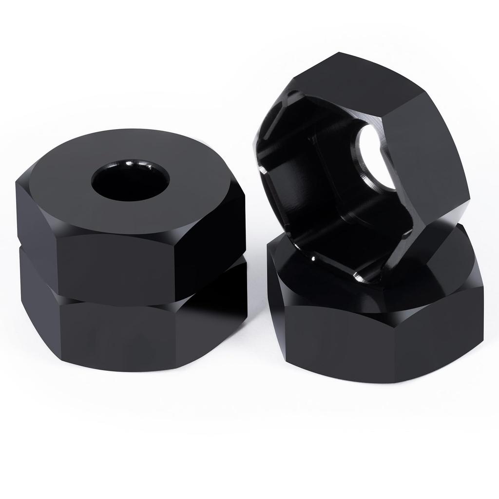 TRZX 4buc Adaptor Butuc Hexagonal Roată 12mm la 14mm Cuplaj Hexagonal RC Piese de Upgrade pentru Mașini RC 1/10 SCX10 TRX4 TRX6 Tamiya Traxxas Rossi