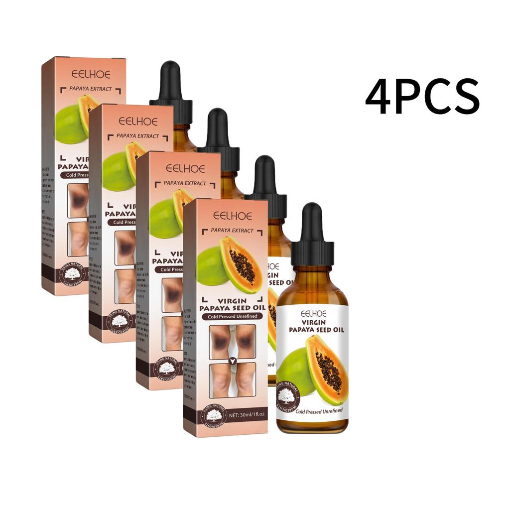 EELHOE Papaya Seed Body Oil For Skin Dark Spots Elbows Knees Rough Skin Brightening Moisturizing Care Oil 30ml
