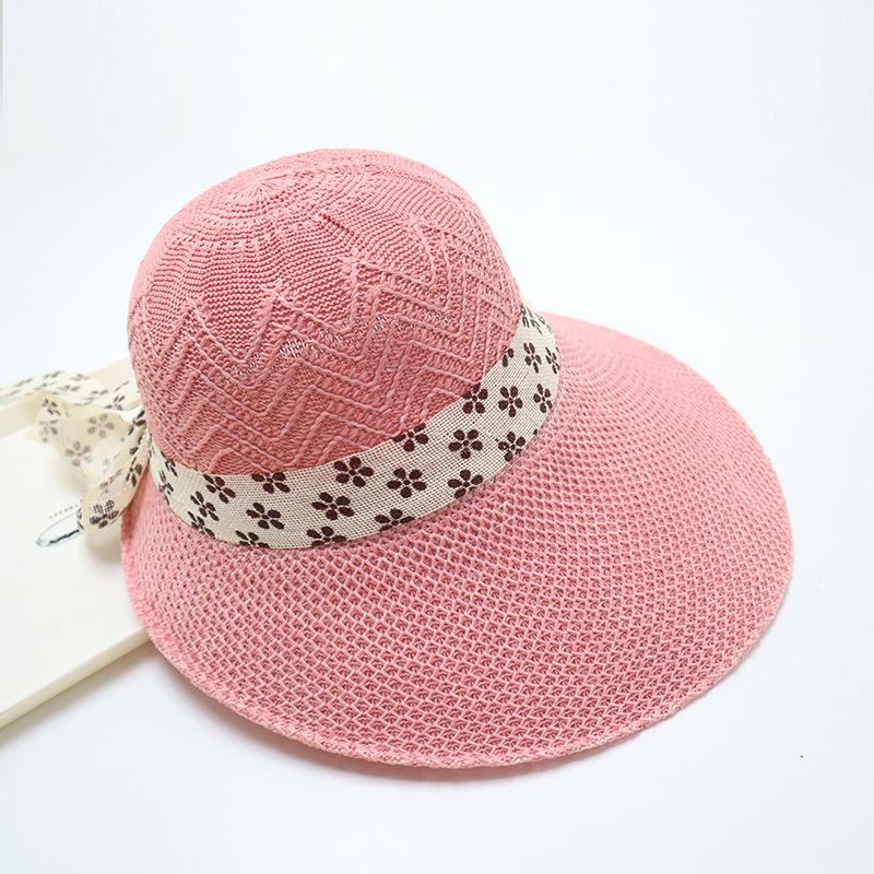 Women's Straw Hat with Large Brim, Summer Shading, Sweet and Versatile Cool Hat, Seaside Beach Hat, Sunscreen Hat, Women's Model