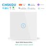 EU Standard 20A Double Pole Smart Switch with Touch & Tuya Alexa Control for Water Heaters