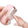 2-in-1 Electric Nail Clippers with LED Light Portable Nail Polishing Grinder Electric Toenail Trimmer Clippers for Seniors